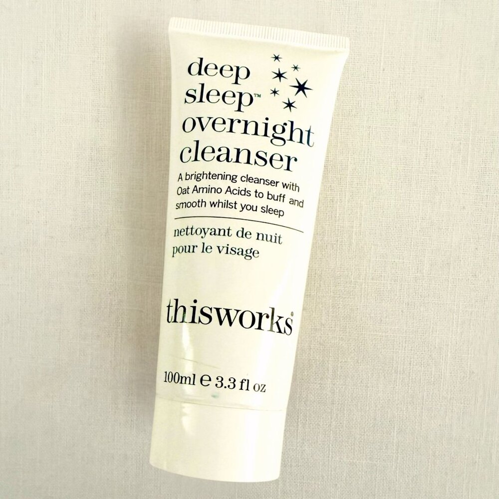 This Works Deep Sleep Overnight Cleanser Full Size Brightening -Oat Amino Acids